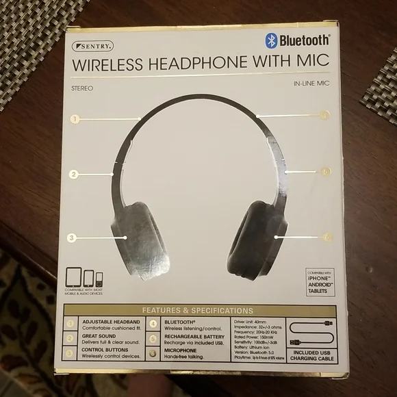New, unopened Headphones - Picture 3 of 3